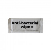 Antibacterieel doekje, bevat alcohol