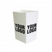 Popcorn beker vierkant large, 110 x 129 x 210 mm