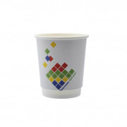 Cup dubbelwandig 200ml/8oz, v.a. 25.000 st