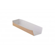 Snacktray rechthoek, korte zijde open, small, 42 x 179 x 40 mm 