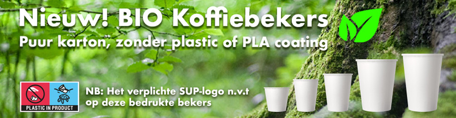 Enkelwandig Bio plastic free cup