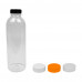 Sap & smoothie fles met dop, rond, 330 ml