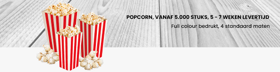 Popcorn vierkant