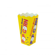 Popcorn beker vierkant small, 57 x 78 x 168 mm