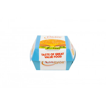 Foodbox  clamshell, e-lock, 90 x 90 x 70 mm