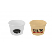 Soepbeker S, foodbucket 8oz, wit of bruin