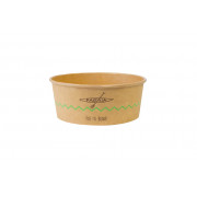 Salade cup bruin kraft, enkelwandig 1100CC/38oz