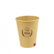 Cup enkelwandig bruin 290ml/12oz