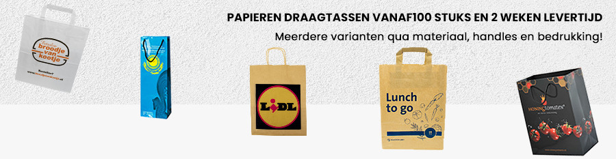 Papieren draagtassen