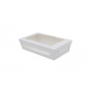 Saladebox , 1000 ml, lekvrij, met venster 180 x 100 x 50 mm