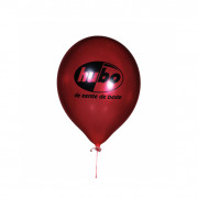 Reclameballon, 35 cm Ø, 2 zijden bedrukt