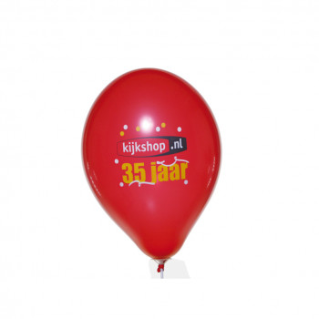 Reclameballon, 33 cm Ø, 1 zijde bedrukt