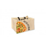 Pizza draagtas non woven, 100 gsm, bodem- en zijvouw