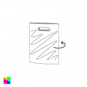 Plastic tas, 20 x 25 cm, 45 micron