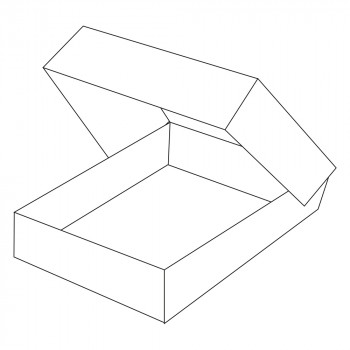 Cateringdoos L, 550 x 375 x 80 mm 