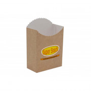 Friet & chips bakje, rechthoek, staand, 40 x 72 x 110 mm